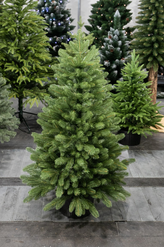 Vianočný stromček v kvetináči 3D Smrek MORITZ 110 cm