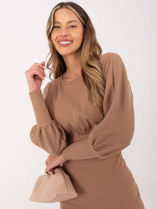 Béžové šaty Letizia