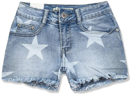 Jeans šortky s potlačou
