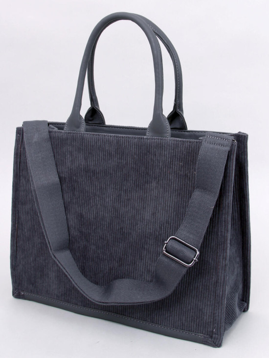 Dámska shopper taška tmavosivá