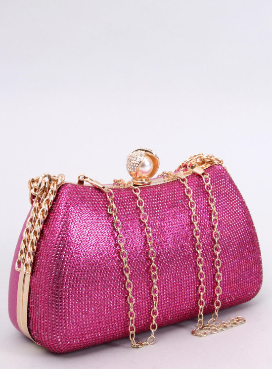 Spoločenská clutch kabelka ružová