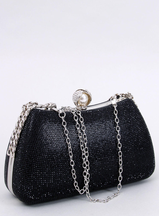 Spoločenská clutch kabelka čierna