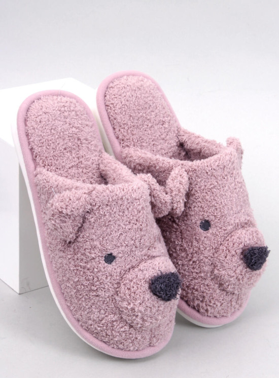 Ružové dámske papuče TEDDY BEAR