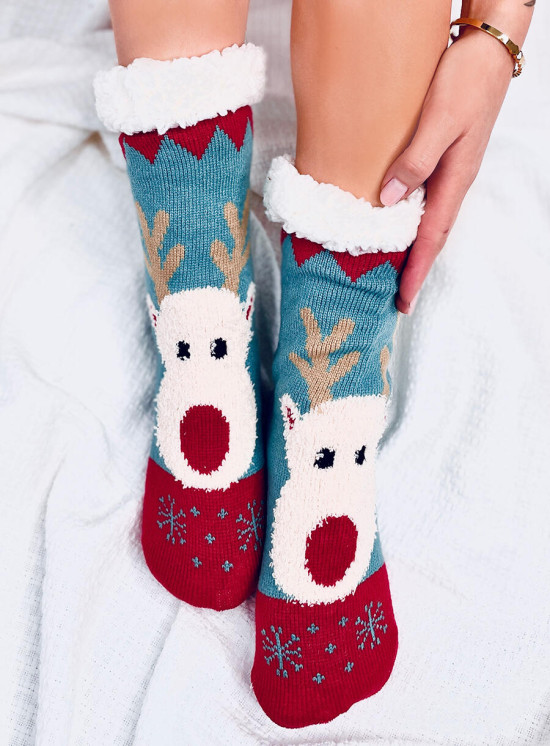 Ponožky REINDEER modré