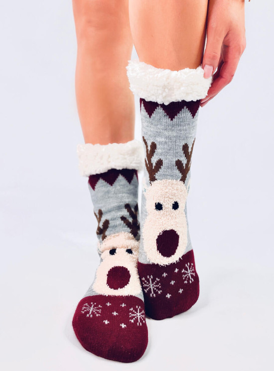 Ponožky REINDEER sivé