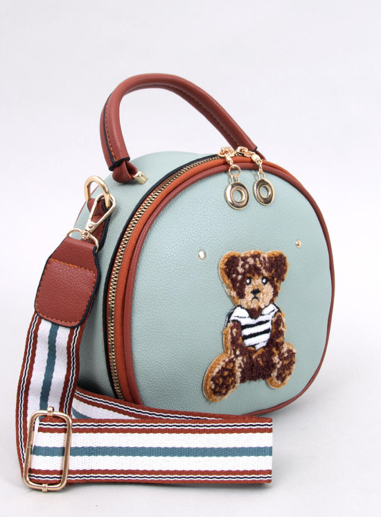 Mätovozelená kufríková kabelka TEDDY