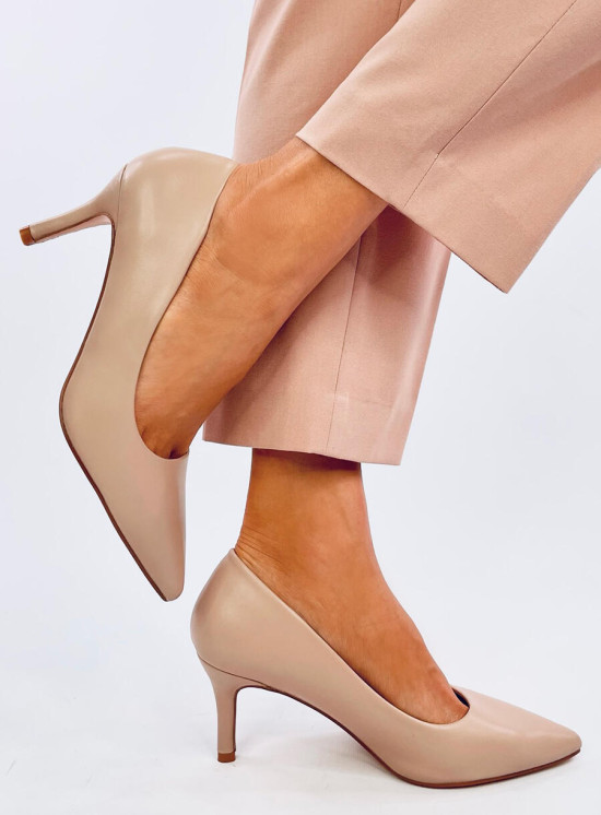 Krémové klasické lodičky