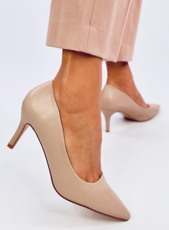 Krémové klasické lodičky