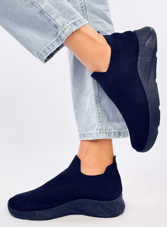 Tenisky typu slip-on námornícke modré