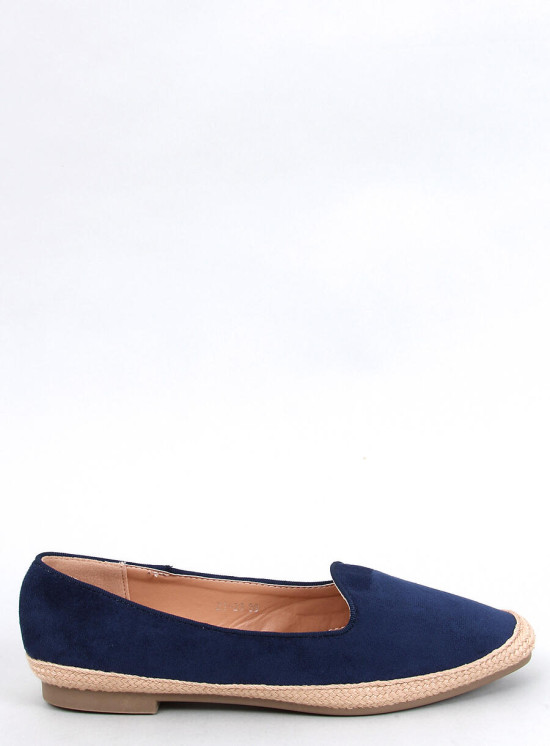 Tmavomodré espadrilky z ekosemišu