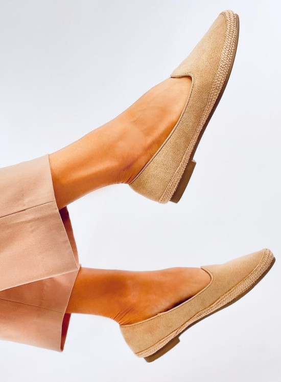 Camel espadrilky z ekosemišu