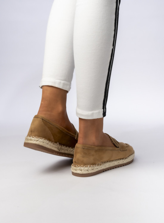 Dámske mokasíny TESSA camel hnedé
