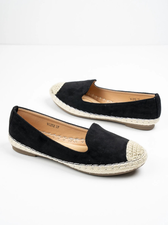 Čierne espadrilky SARDINIA
