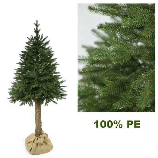 Vianočný stromček Smrek prírodný na pni 180 cm