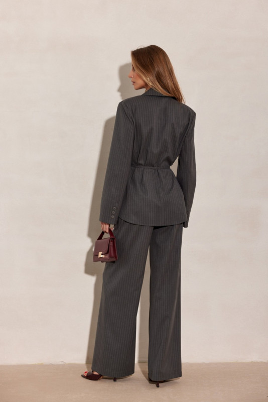 Sivé elegantné nohavice Anette