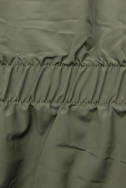 Obojstranná prechodná parka khaki/čierna
