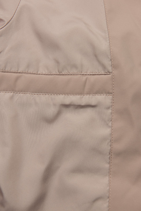 Staroružová jarná parka so sťahovaním v páse