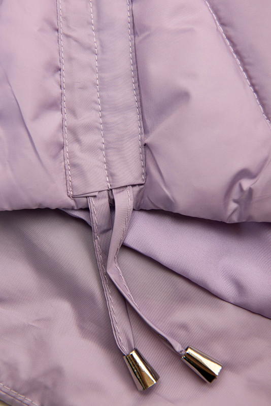 Svetlofialová predĺžená vesta