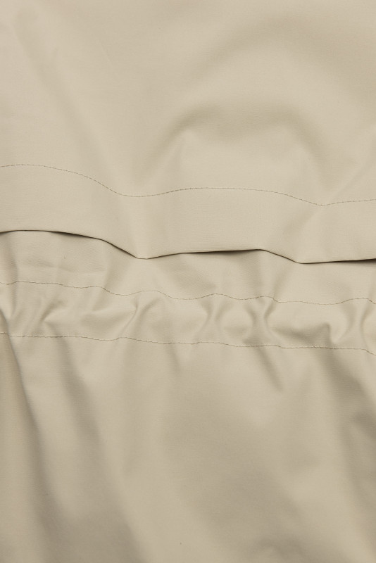 Béžová jarná parka s odopínateľnou kapucňou