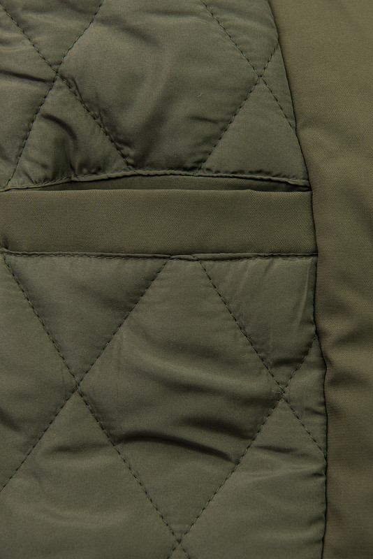 Zimná bunda/parka so sťahovaním v páse army zelená