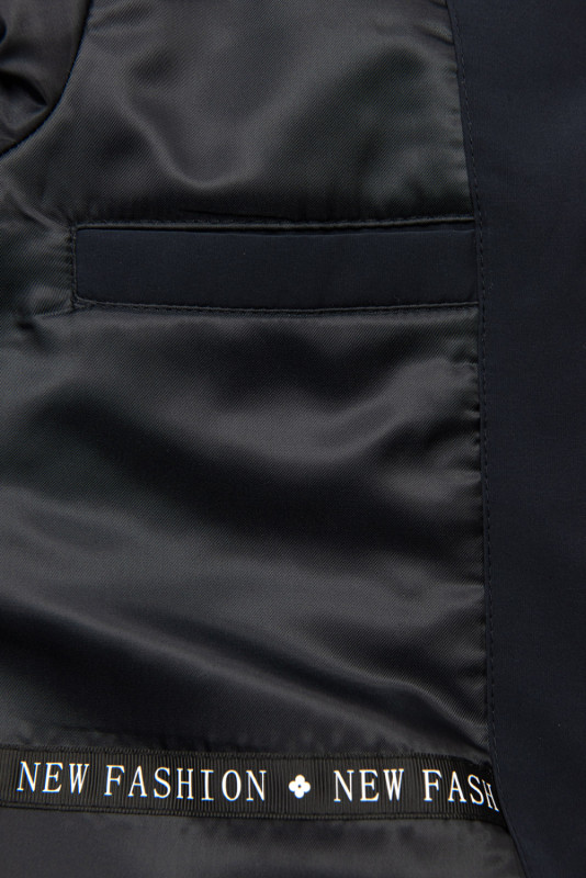 Tmavomodrá parka FASHION