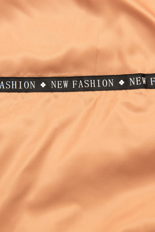 Broskyňovohnedá parka FASHION
