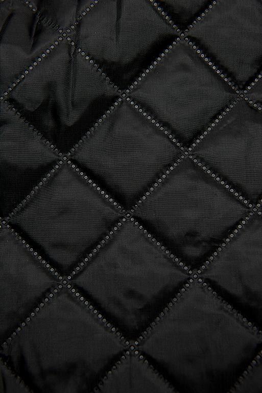 Bordový kabát s koženkovými detailmi