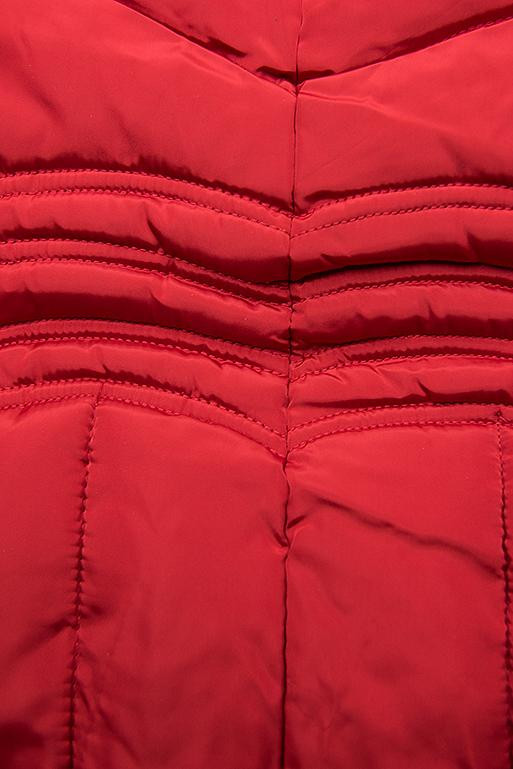Červená zimná bunda FASHION