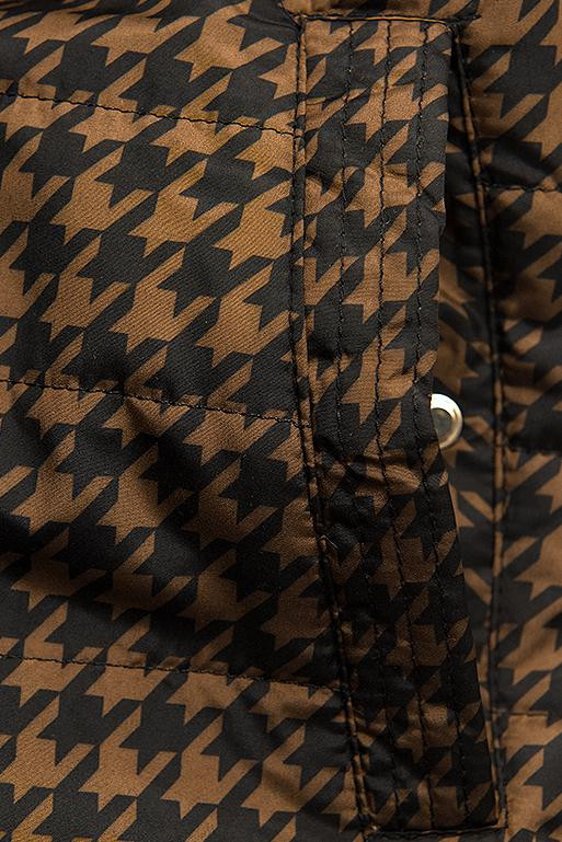 Obojstranná prechodná parka khaki/hnedá pepito
