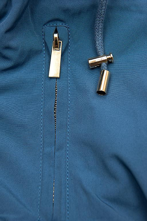Jeans-tmavomodrá obojstranná parka