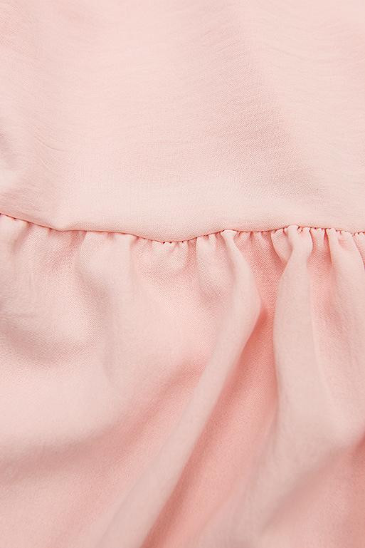 Ružové letné šaty z viskózy