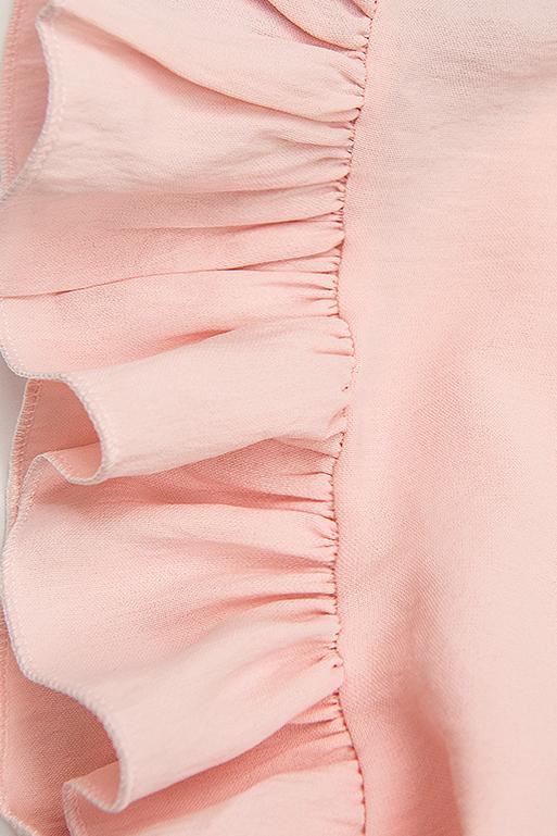 Ružové letné šaty z viskózy