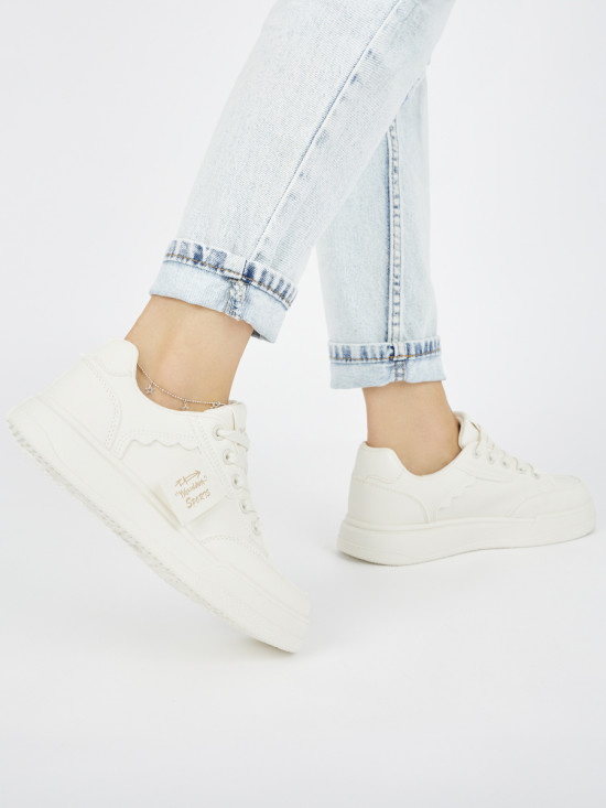Béžové dámske športové sneakersy