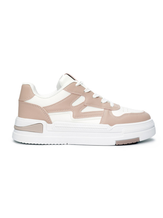 Ružové dámske sneakersy na platforme