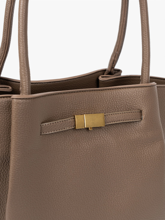 Béžová shopper taška