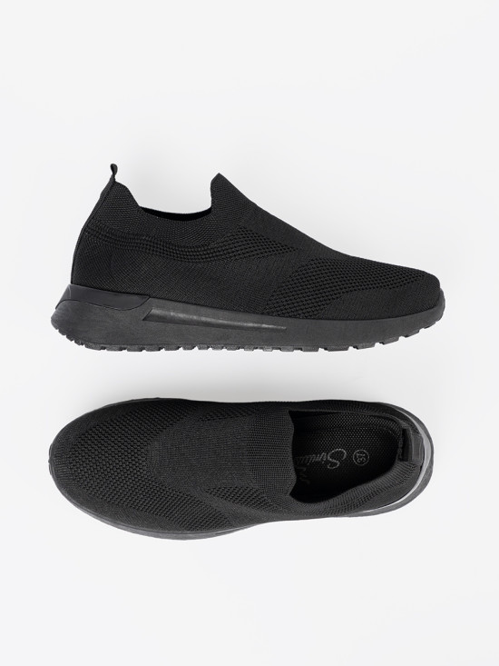 Čierne slip-on tenisky