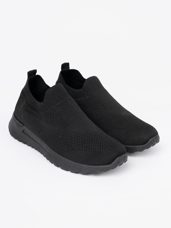 Čierne slip-on tenisky