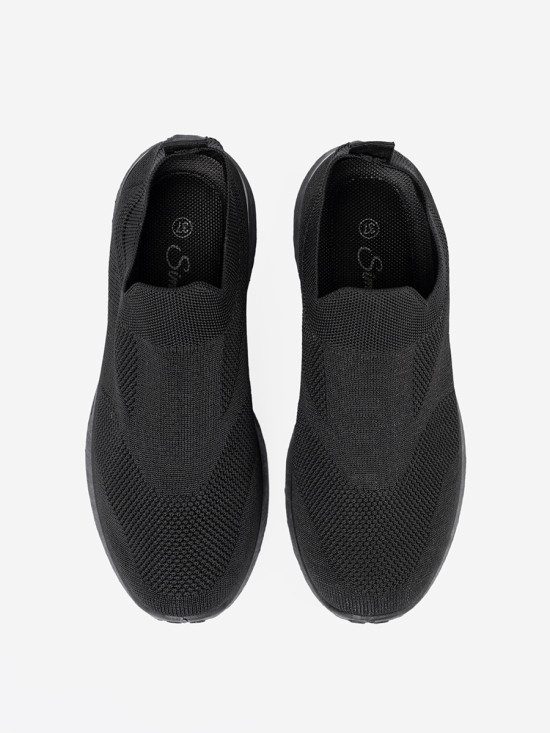 Čierne slip-on tenisky