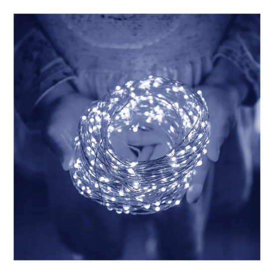 Vianočné svetlá - 200 LED, 20m, biela