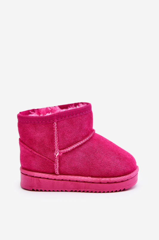 Zateplené ružové slip-on snehule