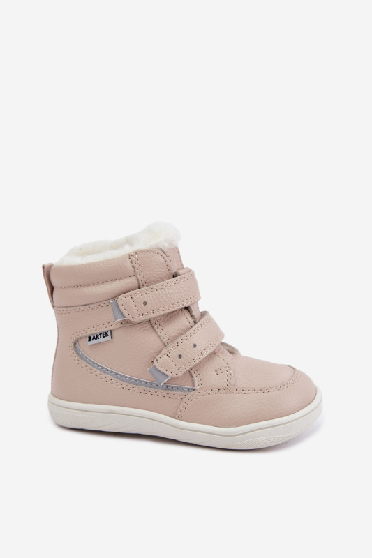 Kožené barefoot snehule béžové