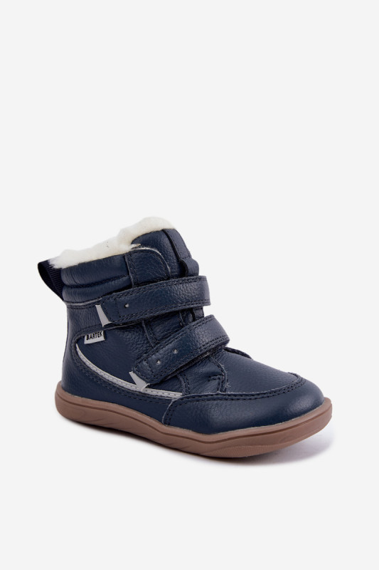 Kožené barefoot snehule modré
