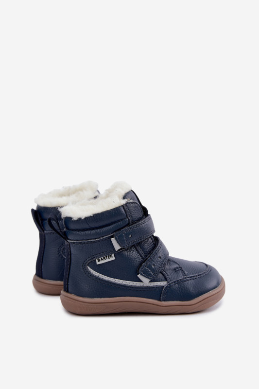 Kožené barefoot snehule modré