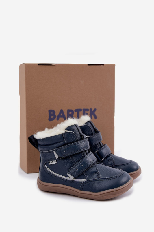 Kožené barefoot snehule modré