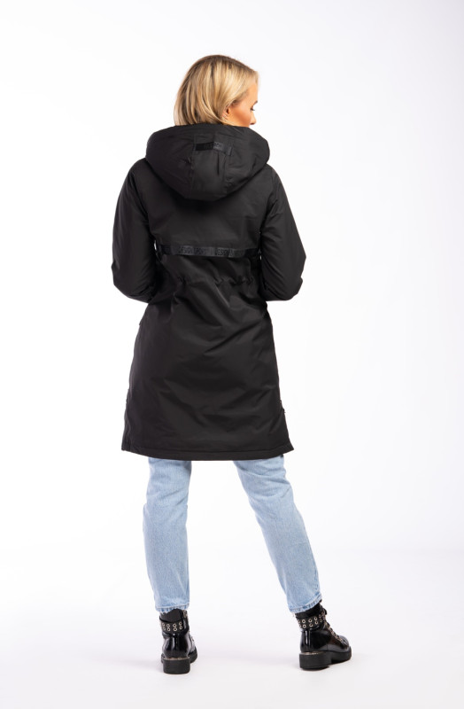 Čierna prechodná bunda FASHION