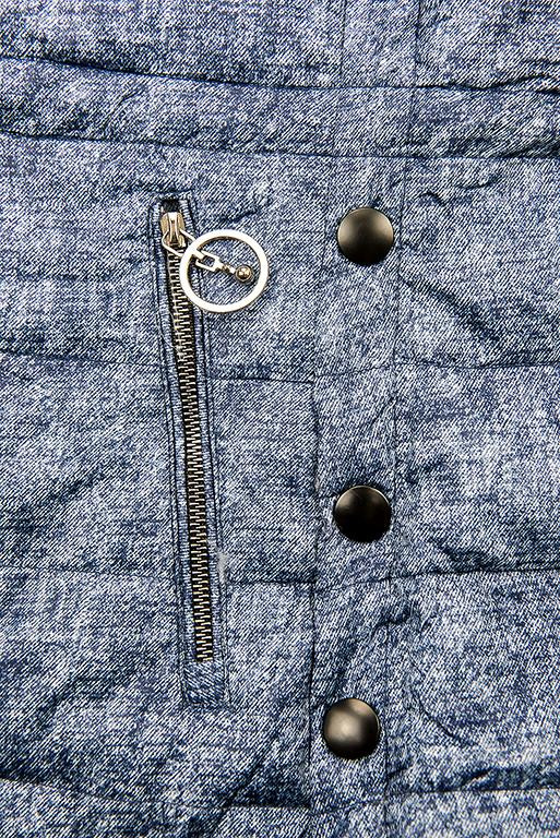 Jeans modrá svetlá ľahká jarná bunda