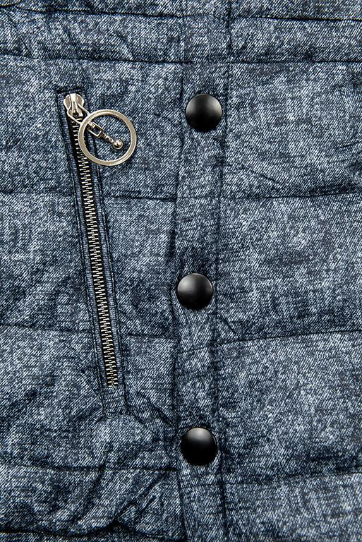 Jeans modrá tmavá ľahká jarná bunda