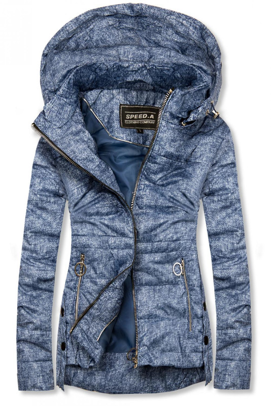 Jeans modrá svetlá ľahká jarná bunda