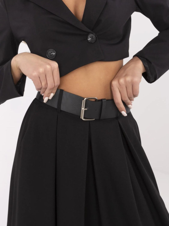Elegantná maxi sukňa v čiernej farbe
