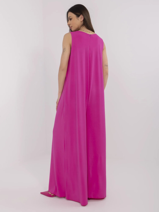 Elegantný fuchsiový overal
